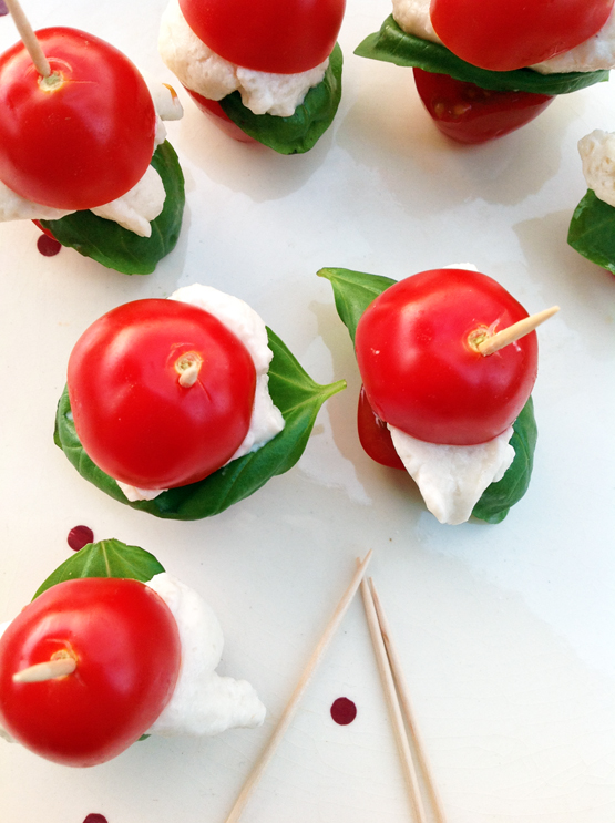 Fingerfood: Mozzarella – Tomaten – Türmchen